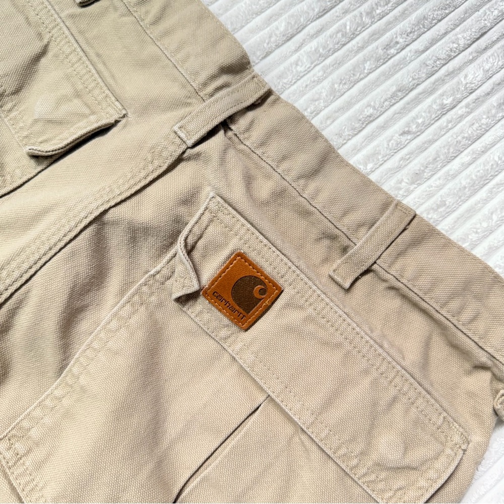 Vintage Carhartt B114 Men's Khaki Cargo Pants